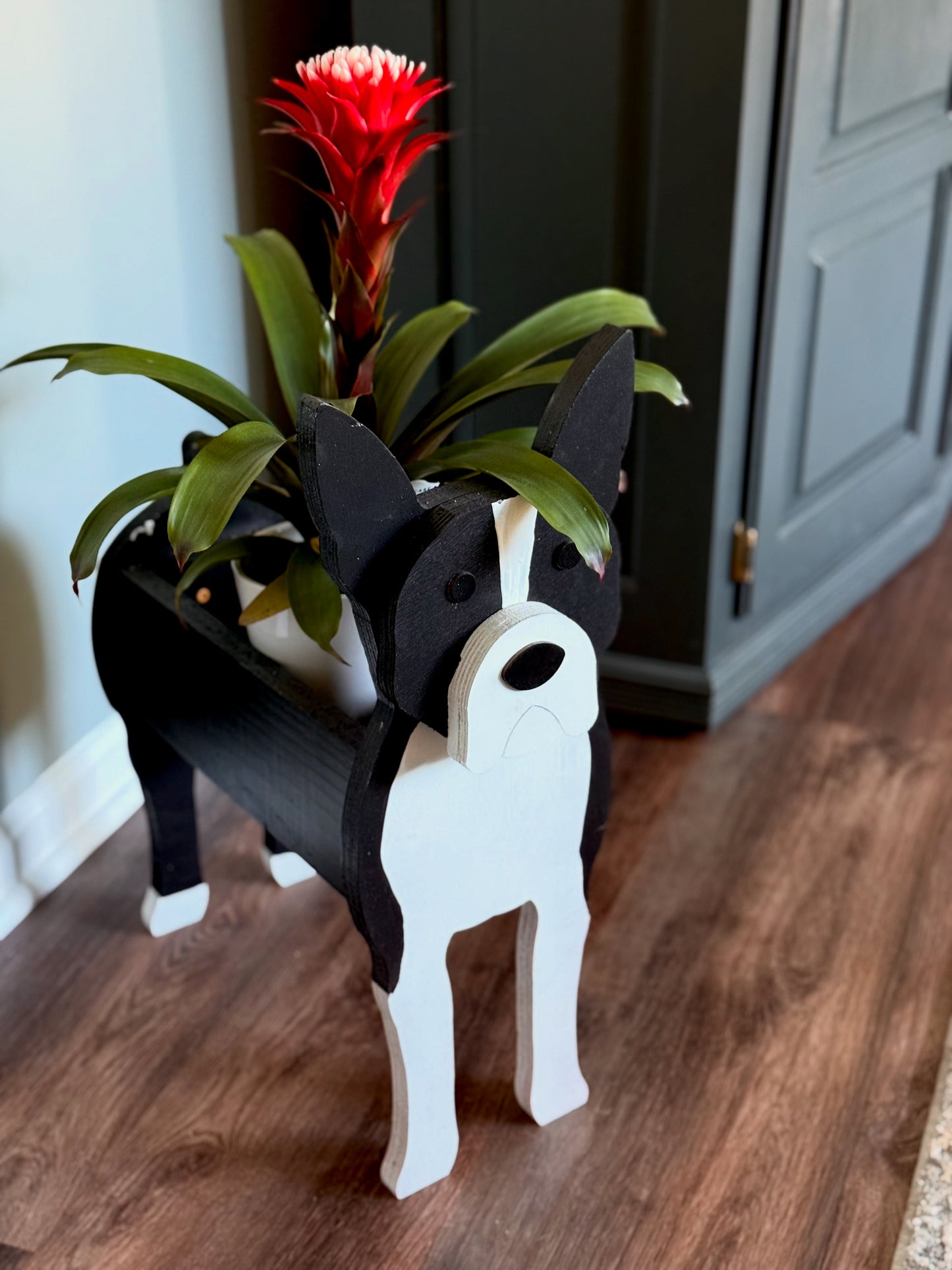 Boston Terrier Planter
