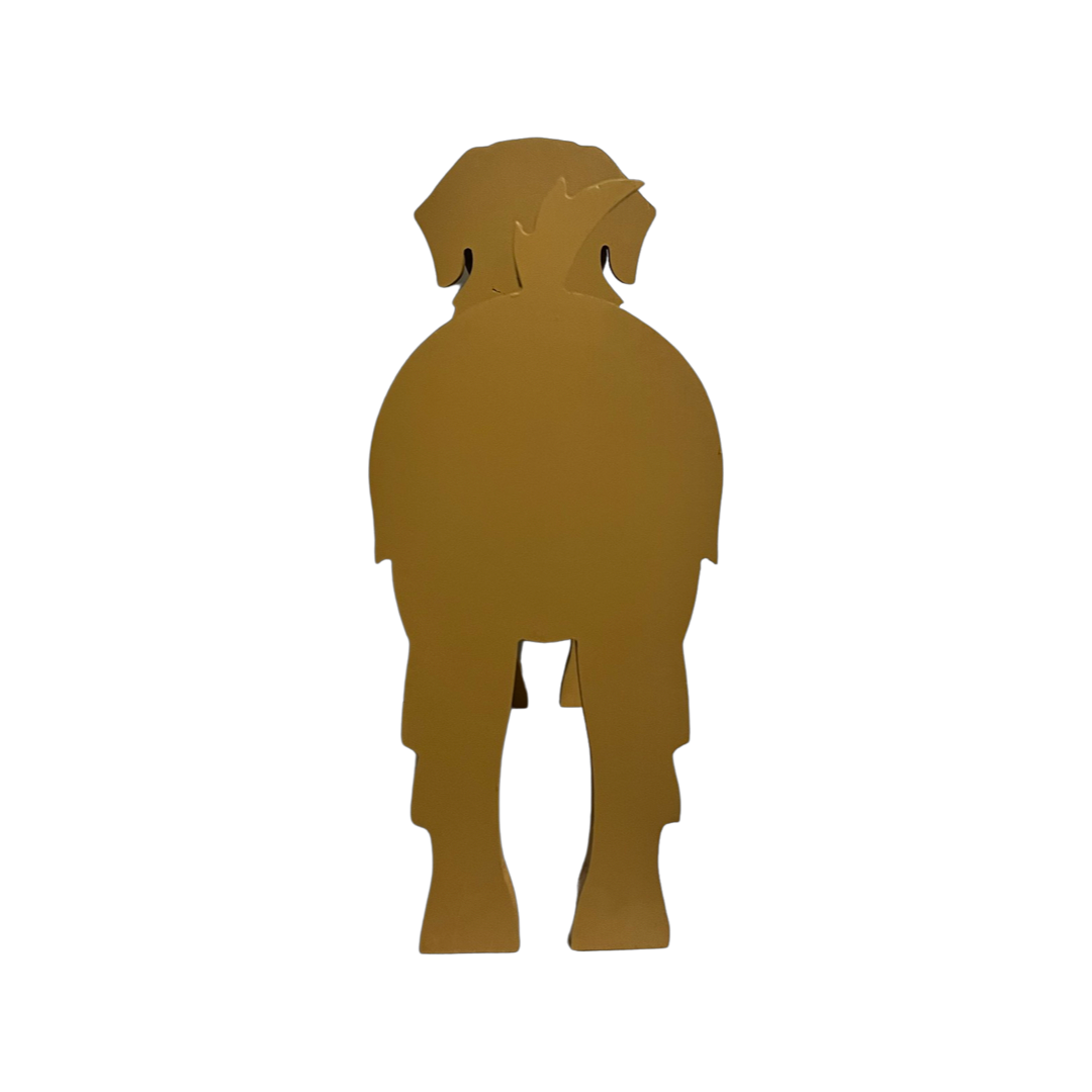 Handcrafted Golden Retriever Dog Planter for Plants, Faux Plants, Succulents