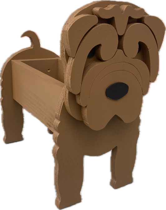 Shar Pei Planter
