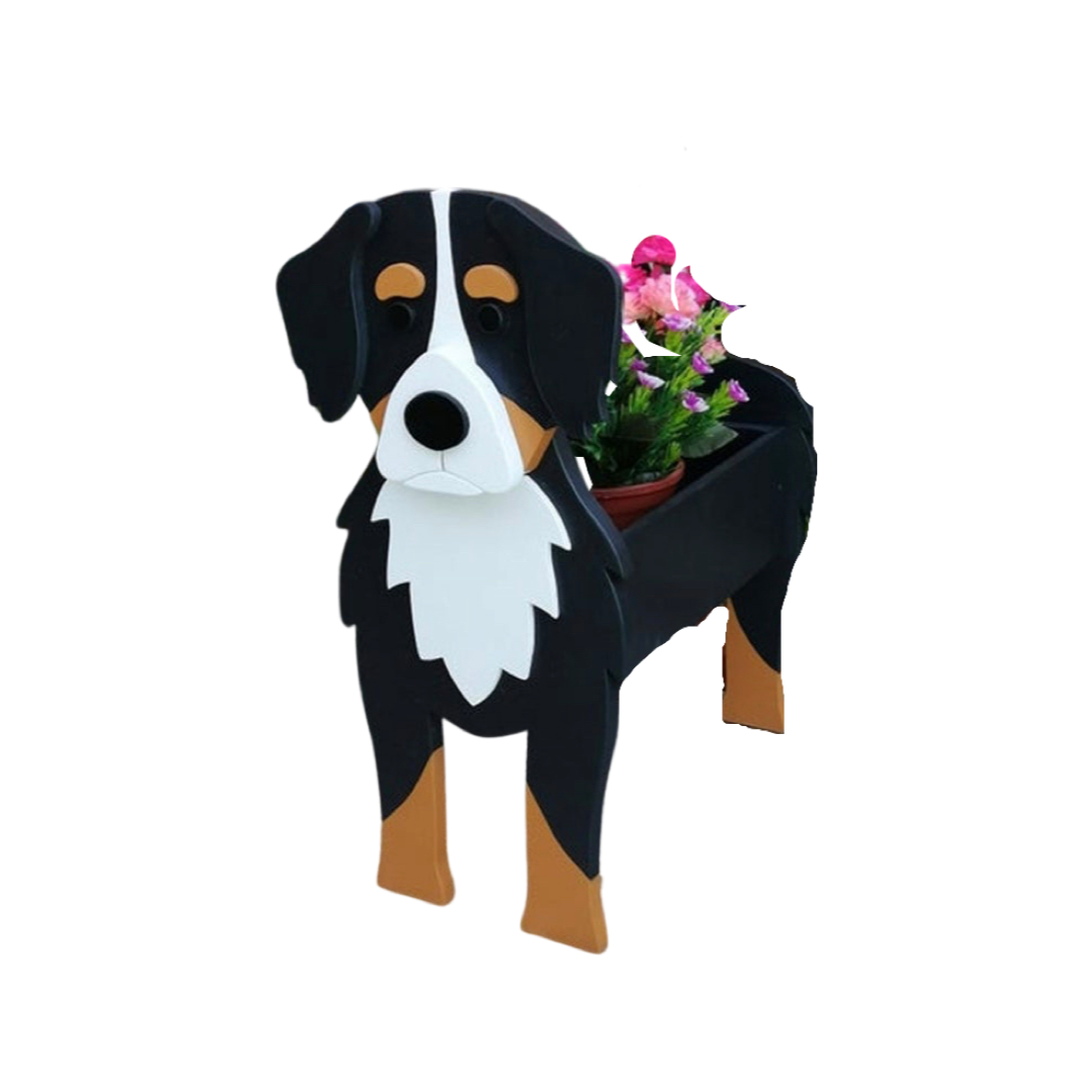 Bernese Mountain Dog Planter